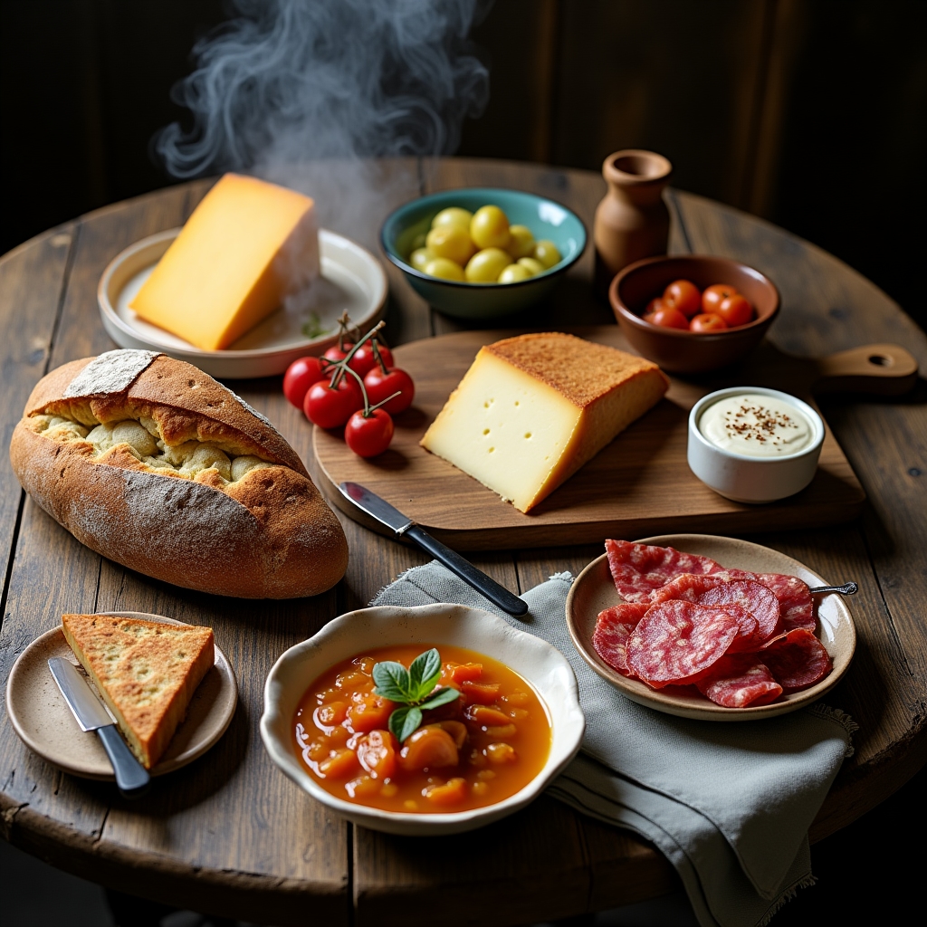 Expérience gastronomique locale dans un gîte rural