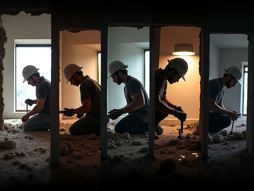 Processus de rénovation d'une Conslufs en gîte